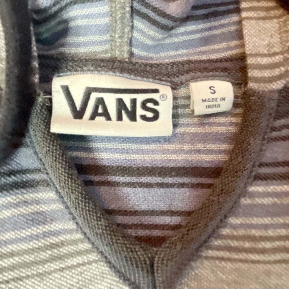 Vans Hoodie Baja Style Pullover Women's Size Small Blue/Grey - Picture 6 of 7